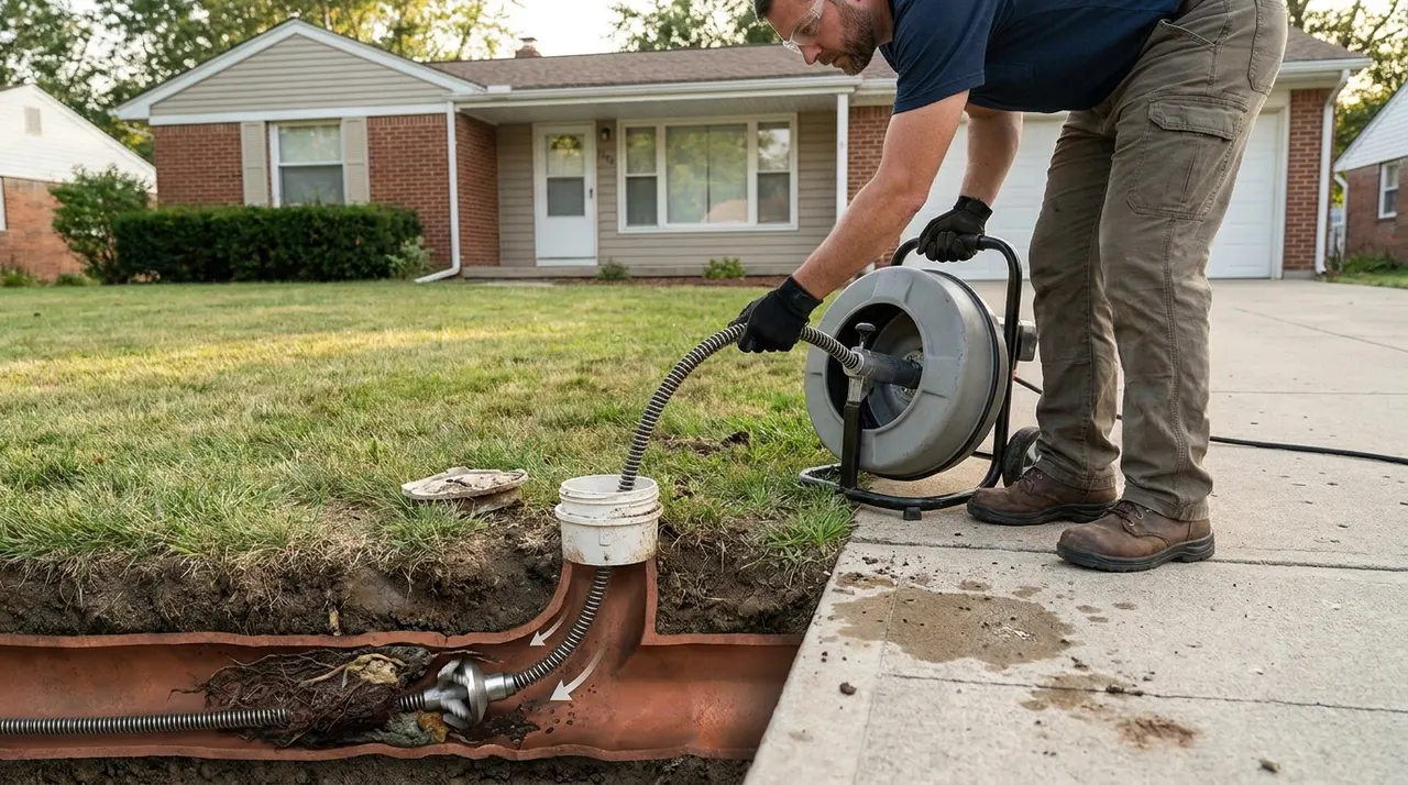 Sewer Line Cleaning in Oak Hill