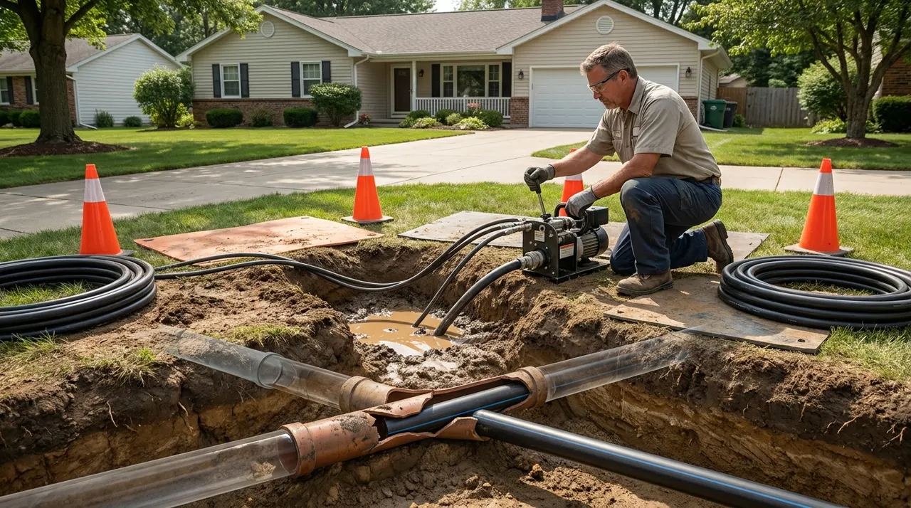 Trenchless Pipe Replacement in Oak Hill